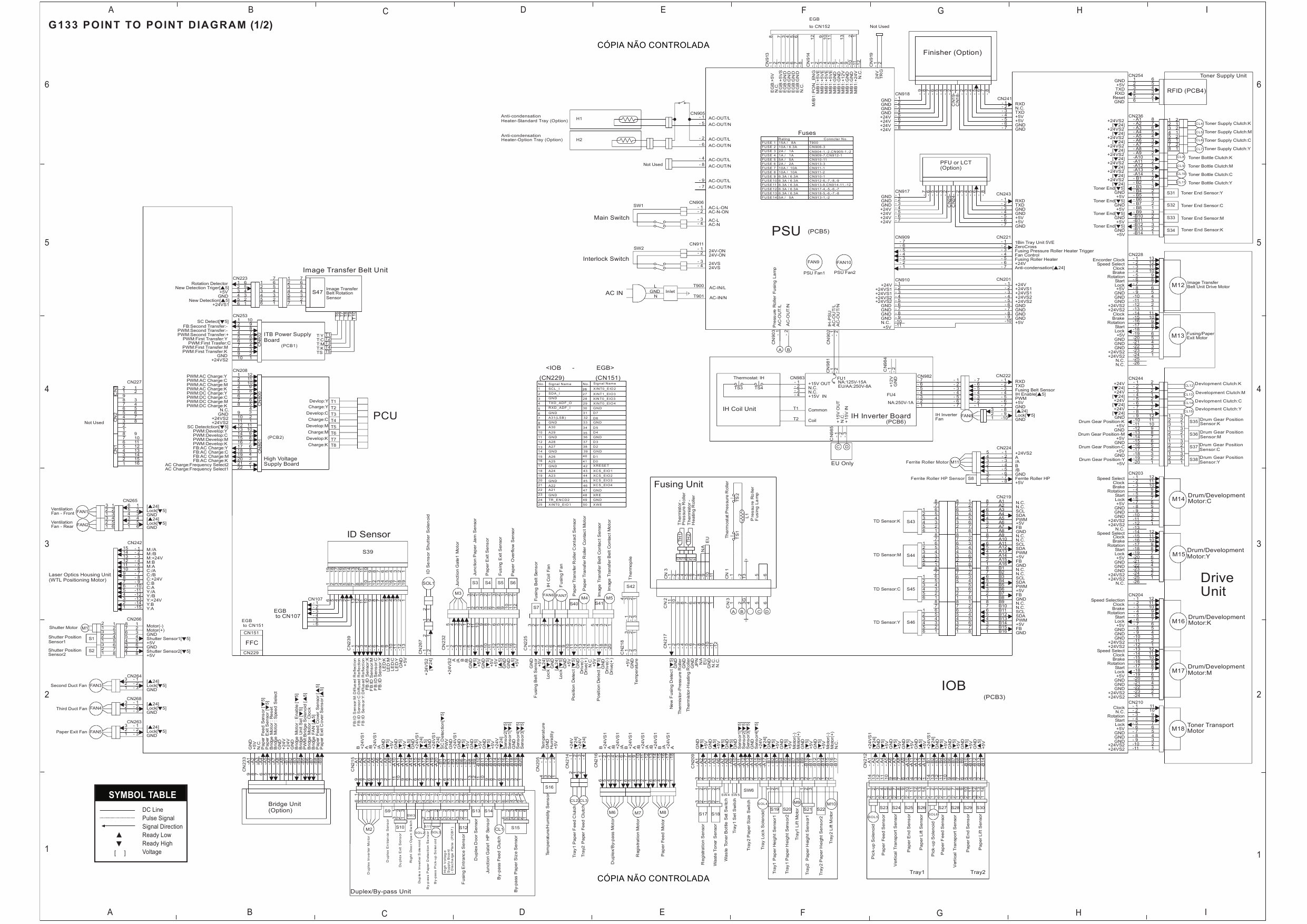 RICOH Aficio SP-C811DN G133 Circuit Diagram-1